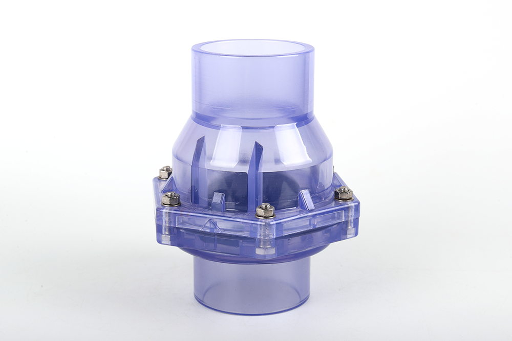 八公山透明翻板式止回阀